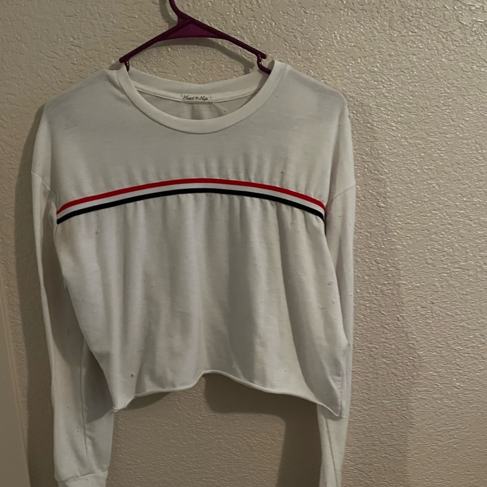 White crop top
